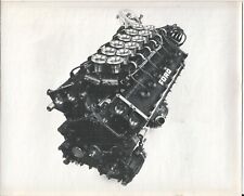 WESLAKE V12 ENGINE REAR THREE QUARTER VIEW B/W PHOTOGRAPH picture