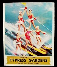 Vtg Classic 1950's Travel Brochure Florida's Cypress Gardens 4 Water Ski Shows picture
