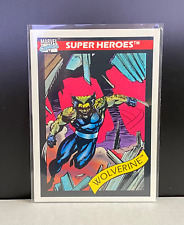 Key 1990 Impel Marvel Universe Series 1 Wolverine #37 picture
