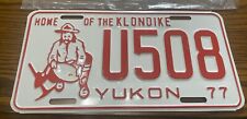 1977 Alaska home of the Klondike license plate picture