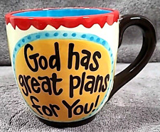 Laura Kirkland Designs For Glory Haus God has great plans for You Mug Owl picture