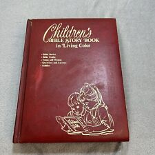 Children's Bible Story Book in Living Color Crusade Easter Red Bible 1971 picture