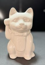 Benihana Maneki Neko Tiki Mug Glass Ceramic Lucky Cat Container Vintage picture