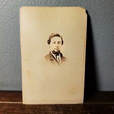 1864-66 CDV Portrait Photo of Handsome Man from Bethlehem, PA w/ Tax Stamp picture