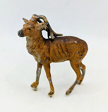 Antique Vintage German Deer Reindeer Lead Painted Figurine picture