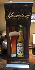 Yuengling Large Beer Banner With Stand And Retracts Into Base 7ft Tall picture