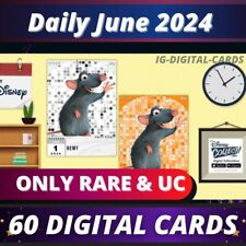 Topps Disney Collect PRESALE June Daily 2024 Only Rare & UC[60 DIGITAL CARDS] picture