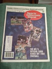 May 22, 1992 Sports Collector Digest NFL Pro Set Cowboys HOF RB Emmitt Smith picture