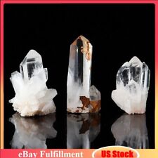 50g AAA Natural White Clear Quartz Crystal Point Cluster Energy Healing Specimen picture