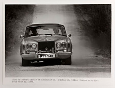1980s Lancaster SC Robert Doster Driving Silver Shadow Rolls Royce Press Photo picture