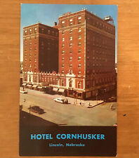 Lincoln NE- Nebraska, Hotel Cornhusker, Outside View, Vintage Postcard picture