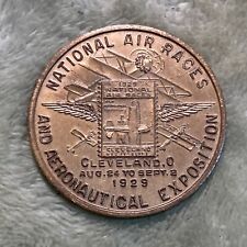1929 National Air Races and Aeronautical Exposition Cleveland Souvenir Medallion picture