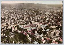 Postcard RPPC Hand Colored France Vichy Panoramic View Taken By Plane picture