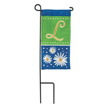 Daisy L Monograme Mini Flag With Stand picture