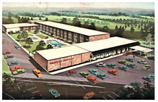 Ohio OH Cleveland Aerial View Sheraton Airport Inn Brookpark Rd, Advtg Postcard picture