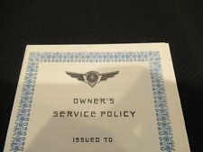 Chrysler Dodge owner's service policy, ephemera, c. 1940s picture