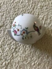 A Very special Japanese porcelain chopstick stand deco. w/ Birds (4-1/4