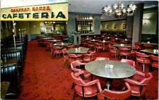 Carlsbad CA Harvest House Cafeteria Interior Booths California postcard FP5 picture