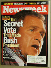 9/17/2001 Newsweek Magazine George W Bush 2000 Supreme Court Ruling Bush v. Gore picture