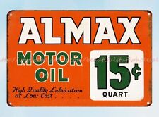 Almax Motor Oil metal tin sign home decor wall hanging picture