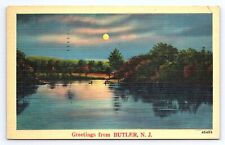 Postcard Greetings From Butler New Jersey NJ picture
