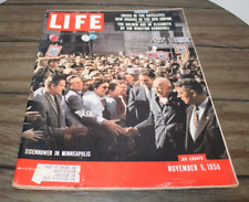 Vintage Life Magazine NOVEMBER 5, 1956 Dwight D. Eisenhower GREAT ADS picture