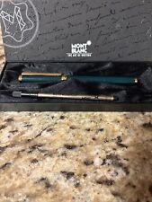 MONTBLANC Noblesse Oblige Green Rollerball Pen NIB Rare picture