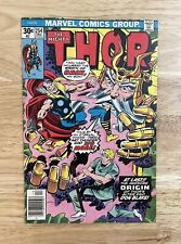 THOR # 254 Fine Copy 🔥 STAN LEE 🔥 JACK KIRBY MARVEL COMICS 1976 picture