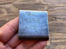 Original WW2 German MG42 Serial Number Name Plate Part WWII Rare BNZ Steyr Relic picture