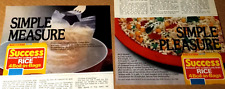 1981 print ad -Success Rice- Rice Vivant recipe - Vintage Advertising picture