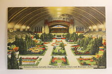 Postcard Nature's Glories Displayed In Municipal Auditorium Atlantic City NJ Y15 picture