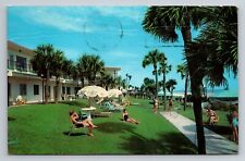 Perry's Ocean Edge Beach Motel Florida Vintage Posted 1967 Girls picture