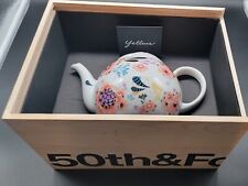  LIMITED EDITION-Yellena James-Teapot #147 of 200- 50th Anniversary Crate&Barrel picture
