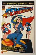 Femforce Special #1 (1984) VF/NM First solo Femforce comic 80s girl art GGA picture