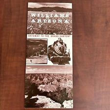 Williams Arizona The Gateway to Grand Canyon Souvenir Brochure Pamphlet Guide picture