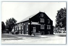1951 Methodist Church Street View Milledgeville Illinois IL RPPC Photo Postcard picture