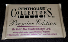 1 PACK 1992 PENTHOUSE COLLECTORS PREMIER ADULT TRADING CARD FROM FACTORY SEAL BX picture