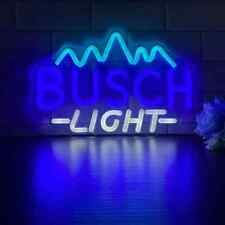 Busch Lite Neon Sign Light Beer Lamp Bar Decor Wall Signs Dorm Cave Room Busch picture