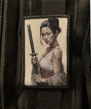 Samurai Girl Patch Japanese Army Morale Hook [sub] picture
