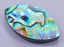 48 CT 100% NATURAL RAINBOW FIRE ABALONE SHELL MARQUISE CABOCHON GEMSTONE EM-1039 picture