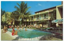 Ft. Fort Lauderdale FL Carib Apartment Motel Pool Vista Mar St. Postcard Florida picture