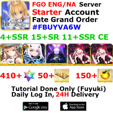 [ENG/NA][INST] FGO / Fate Grand Order Starter Account 4+SSR 50+Tix 410+SQ #FBUY picture
