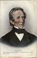 John Tyler 10th United States American President c1910 Vintage Postcard picture
