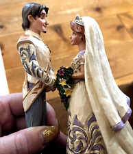 Disney Tangled Rapunzel and Flynn  Wedding Figure Traditions Enesco Jim Shore picture
