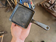 VINTAGE BIRMINGHAM BSR Cast Iron Skillet 5x5 SMALL FRY square Made in USA 68H-1 picture