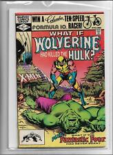 WHAT IF? FEATURING WOLVERINE AND THE HULK #31 1982 FINE 6.0 4640 picture