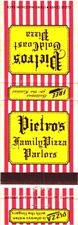 Pietro's Family Pizza Parlors, Pietro's Gold Coast Pizza Vintage Matchbook Cover picture