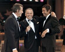 Frank Sinatra Dean Martin Jerry Lewis 1976 telethon reunion 8x10 inch Photo picture