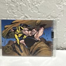 1995 Hardee’s Marvel Comics X-Men Time Gliders  Wolverine And Blob Card Promo picture