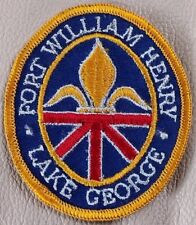 Vintage Fort William Henry Lake George Patch New York Travel Souvenir picture